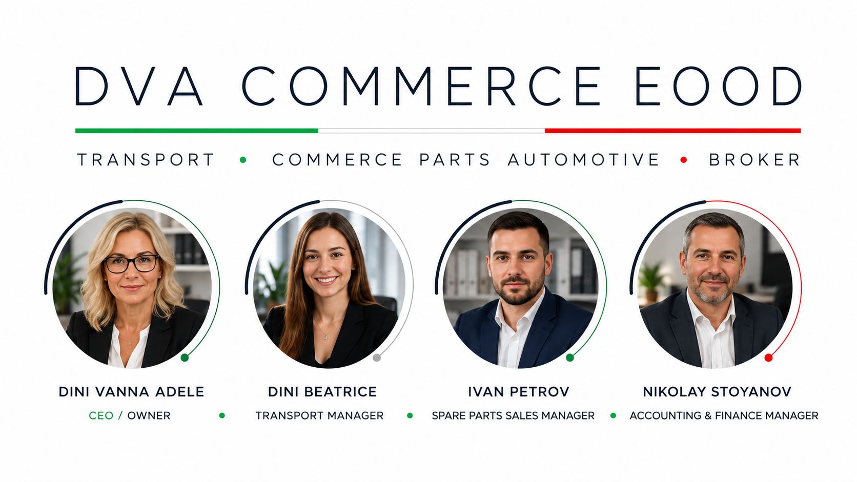 DVA Commerce EOOD - Transport, Commerce Parts Automotive, Broker